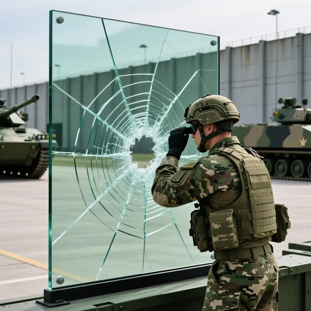 Bulletproof glass application